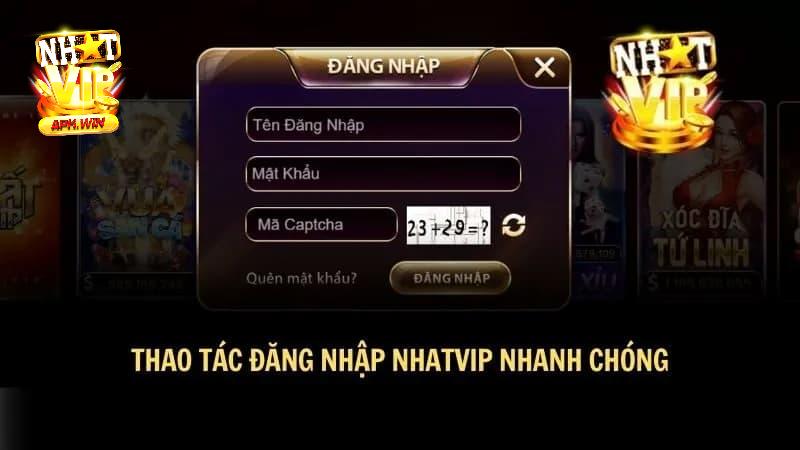 Hướng dẫn đăng nhập NHATVIP nhanh chóng